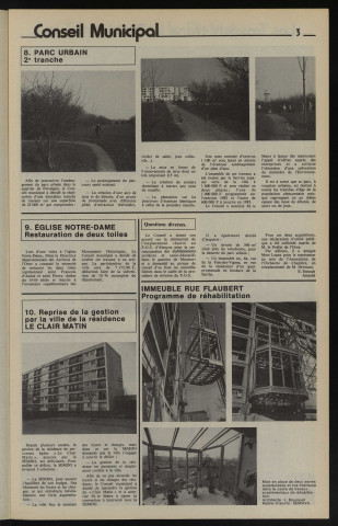 Alençon Notre Cité, journal d'information municipale et districale n°49 (mars 1982).