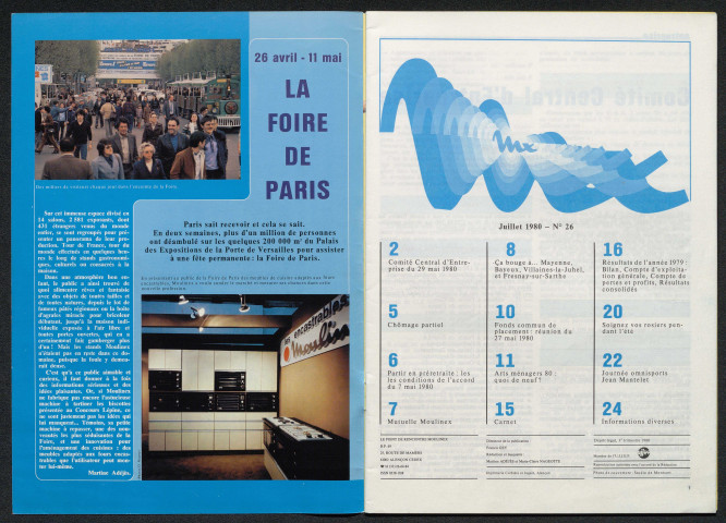 Le Point de rencontre Moulinex n°26 (juillet 1980)