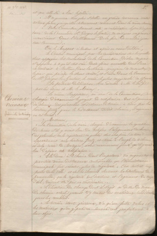 Registre des délibérations du conseil municipal (10 novembre 1848 - 12 octobre 1852)