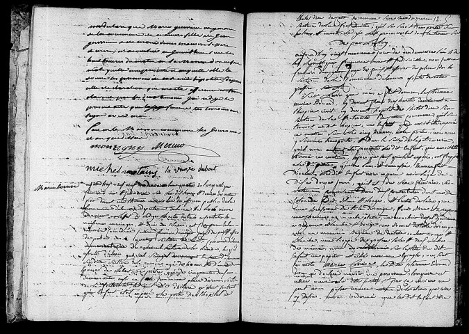 Acte de naissance de GUERRIER Casimir Hyppolite enfant naturel (20 octobre 1795),acte de naissance de Marie Louise enfant trouvé (21 octobre 1795).