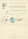 Débit de boisson, exploitation au 51 rue Cazault par FERON Charles : certificat (31 décembre 1920).