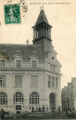 Alençon (Orne), le nouvel Hôtel des Postes, carte postale ancienne noir et blanc, cliché G Martin, Peslier Greslebin édition, (date cliché (1911), (Date d'utilisation : 25 mai 1911), (14x9).