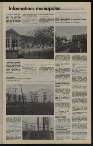 Alençon Notre Cité, journal d'information municipale et districale n°56 (décembre 1982).