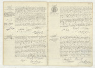 Acte de naissance de GILIGNY Auguste Ernest Adrien (20 avril 1910),reconnaissance de DRUET Hubert Ismaël Michel (22 avril 1910),reconnaissance de HERLIN Gaétan Roger Marcel (22 avril 1910),acte de naissance de FOURREAU Geneviève Germaine Emilienne (22 avril 1910).