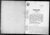 Registre des actes de mariage (1835).