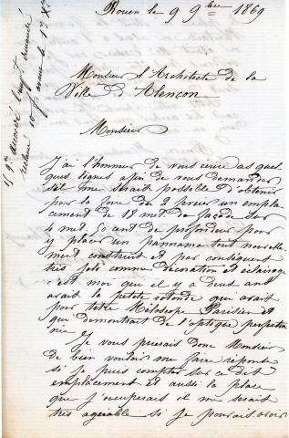 Foire de la Chandeleur (1870), demandes de boutiques sous la coupole de la Halle au Blé, sur la place d'Armes : états nominatifs, correspondance, flyers, plans, mémoires.