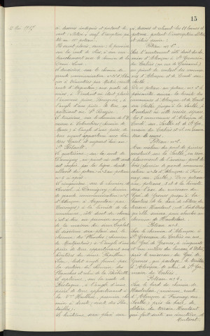 Octroi, révision du règlement, tarif d'Octroi, rapport