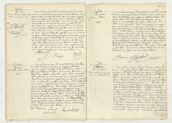 Reconnaissance de GLOCHET Eugène Fernand Alexandre (31 mai 1911)),acte de naissance de CORDIER Marcelle Simone Renée (3 juin 1911),acte de naissance de LARGERIE Jeanne Marie (2 juin 1911),transcription du jugement de rectification de COTTEREAU Ténestine Renée (8 juin 1911),transcription du jugement de rectification de ANIEL Marguerite Marie Adolphine (8 juin 1911),transcription du jugement de rectification de ANIEL Albertine Augustine Célestine (8 juin 1911),transcription du jugement de rectification de ANIEL Marie Georgette (8 juin 1911),transcription du jugement de rectification de ANIEL Jules Adolphe (8 juin 1911),transcription du jugement de rectification de ANIEL Lucienne Henriette (8 juin 1911).