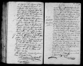Acte de naissance de Félicité Pélagie enfant trouvé (23 septembre 1796),acte de naissance de CLERAMBAULT Victor Charles Joseph (26 septembre 1796).