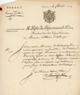 navigation intérieure, entretien des cours de la Briante, curage et enlèvement d'immondices, adjudication : rapport, arrêté ; écourue : correspondance