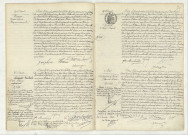 Reconnaissance de HOREAU Marie Louise (27 avril 1906), acte de naissance de BOULANT Marie Thérèse (26 avril 1906), acte de naissance de PREVOST André Robert (29 avril 1906), acte de naissance de ACHARD DE LA VENTE Blanche Marie (3 mai 1906).