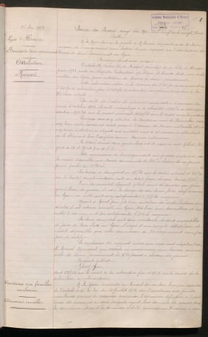 Registre des délibérations du conseil municipal (26 mai 1923 - 05 juillet 1926).