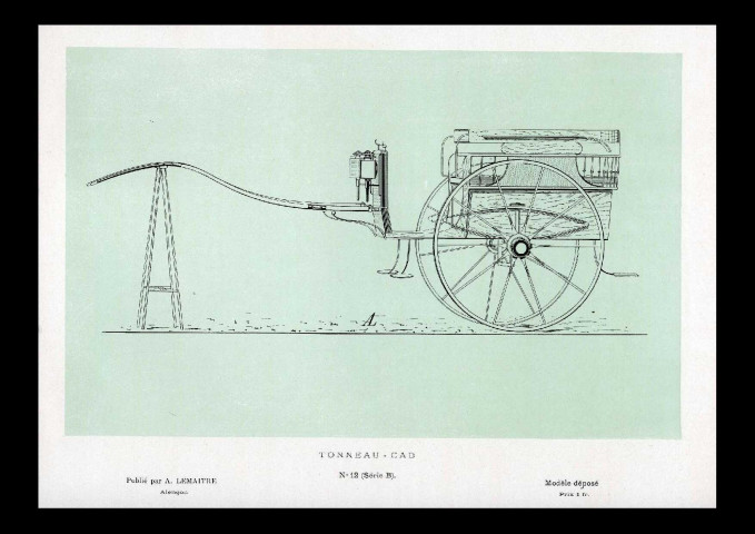 Catalogue du carrossier A. Lemaître présentant la collection des nouveaux modèles de voitures.