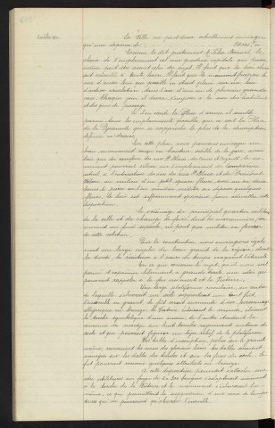 Erection d'un monument aux enfants d'Alençon morts pour la patrie, choix d'un emplacement, centre de la place d'Armes, place de la Pyramide, visibilité de la gare, rue St Blaise du Cours et rue Cazault, Mr LEURSON ingénieur-civil, Mr BESNARD Félix architecte du département élève de l'école Nationale des beaux arts de Paris, article parus dans "l'Echo d'Alençon" le 18 et 24 Décembre et 8 et 15 Janvier 1920, rapport