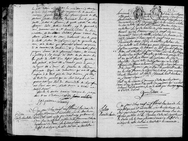Acte de naissance de SALMON Claudine Françoise enfant naturel (17 mai 1794),acte de naissance de BIDOU Rose Charlotte (18 mai 1794),acte de naissance de LELUO Hyacinthe Louise (17 mai 1794).