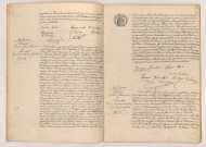 Acte de mariage de LAUNAY Gustave Marie Jules et AILLARD Marie Marcelline (15 Janvier 1907), LEBOSSE Henry Louis Marie et FOUCHET Germaine Désirée Joséphine (19 Janvier 1907), GOUIN Louis François et CHAUVIN Louise Alphonsine Rachel veuve LE GUERZEDER (23 Janvier 1907).