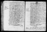 Acte de naissance de THUBEUF François Jacques Pierre (23 janvier 1796),acte de naissance de CHANTEAU Marie Madeleine (25 janvier 1796),acte de naissance de HENRY Louis Vincent (27 janvier 1796).