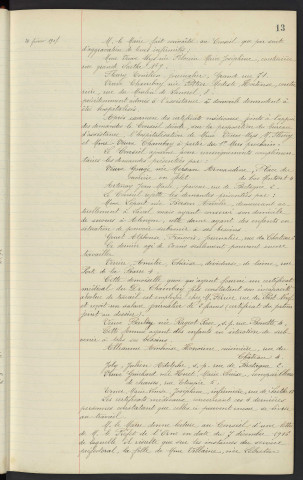 Assistance obligatoire aux vieillards, infirmes et incurables privés de ressources, admissions nouvelles et mutations diverses