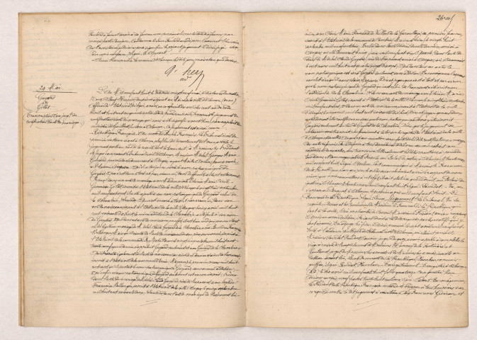 Transcription d'un jugement de divorce de FOULARD et GIGONE (29 Mai 1908), Transcription d'un Jugement de Rectification d'Acte de mariage de GUYARD et GILLET (29 Mai 1908).