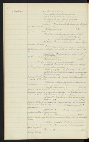 Budget de la ville pour 1920, rapport