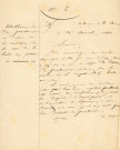 Couverture de la Halle au blé en fer et verre (1863-1864), établissement d'un paratonnerre en 1863 (non réalisé) : rapport, correspondance.