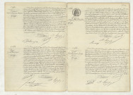 Acte de naissance de DESCHAMPS Suzanne Marguerite Fernande (1 décembre 1908),acte de naissance de PEIGNE Emile Pierre Joseph (2 décembre 1908),acte de naissance de MANOURY Marguerite Louise Armandine (3 décembre 1908),acte de naissance de GUIOT Marcelle Eugénie Marthe Louise (4 décembre 1908).