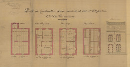 permis de construire n°2, Construction d'une maison d'habitation Rue d'Argentan Alençon, (date de décision : 1907) (auteur du projet, architecte : HULLERON).