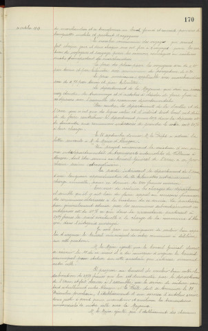 Transport automobiles, création d'un service entre Villaines et Alençon par la Poôté, participation financière de la ville