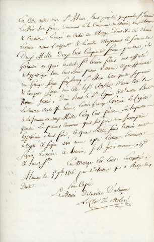 Exploitation, location des places de la halle au blé, adjudication (1819) : rapports.