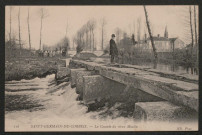 Saint-Germain-du-Corbeis (Orne), La cascade du vieux moulin, carte postale ancienne noir et blanc n°116, N.D, phot, sd, (14x9), acquisition 2021, AMA.