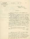 Adduction complémentaire d'eau potable pour la ville d'Alençon, installation d'une station de pompage et d'un poste de transformation, marché (Garczynski et Traploir) (28 avril 1934-7 décembre 1935) : délibération, correspondance, acte d'engagement, plan.
