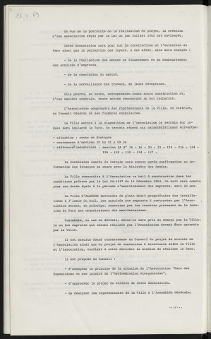 Parc des expositions et de loisirs de l'agglomération Alençonnaise, réalisation du projet.