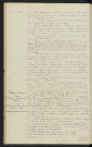 Biens communaux, adjudication des travaux d'entretien, vœux de la chambre syndicale des entrepreneurs : communication. Hospice d'Alençon, assistances obligatoire aux vieillards, fixation du nombre de lits affectés à ce service.
