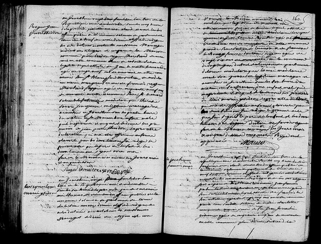 Acte de naissance de ROGER Jean Pierre Théodore (8 septembre 1795),acte de naissance de LEVESQUE Louis Marie Isidore (8 septembre 1795),acte de naissance de LEPESCHEUR François Armand (9 septembre 1795).