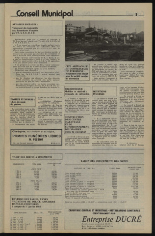 Alençon Notre Cité, journal d'information municipale et districale n°46 (décembre 1981).