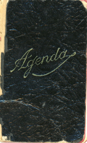 Bombardements (1944) : agenda de Juliette Millet.