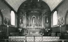 Alençon (Orne), église Saint Roch de Courteille, carte postale semi-moderne noir et blanc, cliché Moitet, Alençon, sd, (14x9), AMA.