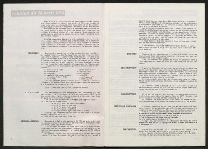 Le Point de rencontre Moulinex n°18 (avril 1978)