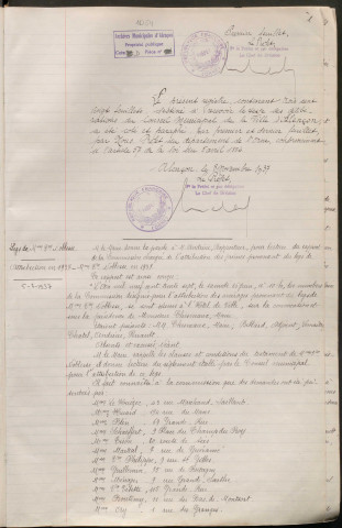 Registre des délibérations du conseil municipal (05 juillet 1937 - 25 septembre 1940).