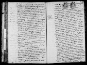 Acte de naissance de SAUNIER Marie Françoise Louise (13 décembre 1793),acte de naissance de SAILLANT Marie Catherine (13 décembre 1793).