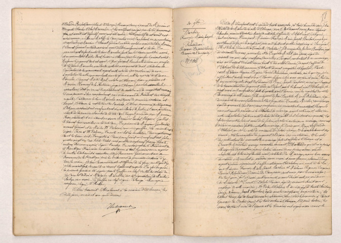 Transcription d'un jugement de divorce de MARCELIN et RICHER (30 Novembre 1907), Acte de mariage de BARBIER François Marie Joseph et PELOURDEAU Suzanne Eugénie Louise Divorcée de COMPAIN (30 Novembre 1907).