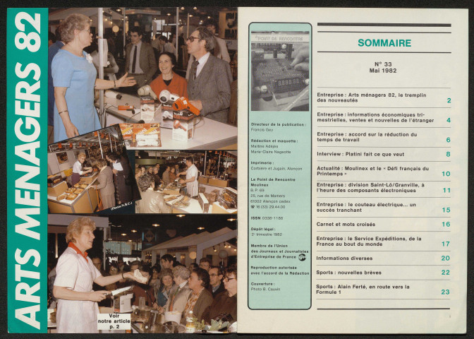 Le Point de rencontre Moulinex n°33 (mai 1982)