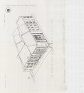 Construction de logements à l'angle de la rue du Val Noble, et de la rue des Filles Sainte-Claire (Logis Familial), vue axonométrique générale depuis la Place Foch (Claude Terrillon, éch : 1/100, 42x29.7, 15 mars 1991, n°8).