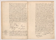 Acte de mariage de DAVOUST Alphonse Paul Clément et CAMUS Berthe Juliette (07 février 1910), Acte de mariage de GRAFFIN Henri Louis Alexandre et ZANINI Emilia (07 février 1910).