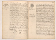 Acte de mariage de FRANÇOIS Henri Gustave Octave et CHESNAIS Jeanne Adélaïde Ernestine (01 octobre 1910), Transcription d'un acte de mariage du 30 janvier 1909 de DE GUÉROUST Gaston Marie et GAYET Benoite Françoise (01 octobre 1910).