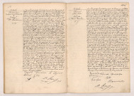 Acte de mariage de HOUSSEMAINE Constant Marcel Alexandre et DUPONT Marie Célina veuve HOUSSEMAINE (10 août 1910), Acte de mariage de CHESNAIS Albert Désiré et LECOINTRE Victorine Pascaline (10 août 1910).