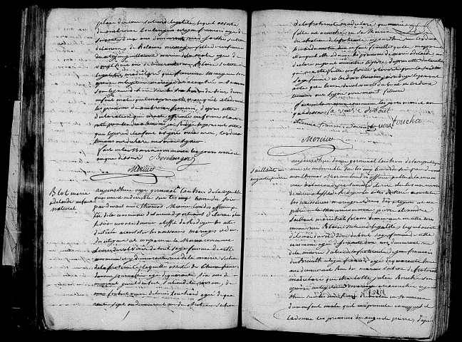 Acte de naissance de BOULANGER Ambroise François (30 mars 1795),acte de naissance de BLOT Marie Adélaïde enfant naturel (31 mars 1795),acte de naissance de SAILLAND Auguste Pierre (1er avril 1795).