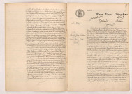 Acte de mariage de DELAUNAY Charles Eugène Désirée et VANNIER Marie Anne Arsène (18 Octobre 1907), PROU Fernand Louis Gustave et HAMARD Emilie Marie Juliette (18 Octobre 1907).