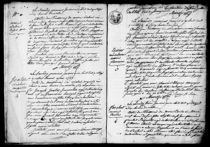 Registre des actes de naissance et adoption (1er janvier - 31 décembre 1814).