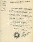 Adduction complémentaire d'eau potable pour la ville d'Alençon, enquête auprès d'autres villes concernant l'utilisation de l'ozone(24 septembre 1925-30 septembre 1932) : correspondance, rapport, publication.